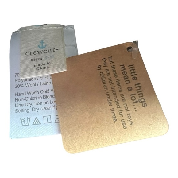 Crewcuts Boys Safari Green Waffle Knit Wool Blend Cuffed Beanie NEW S/M - Picture 6 of 10